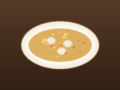 Kraftbrühe mit Grießklößchen